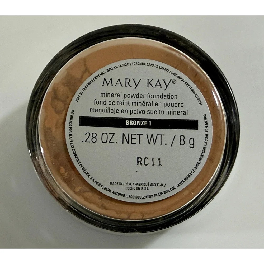 Mary Kay Mineral Powder Foundation Women .28 oz Bronze 1 Loose Powder Makeup